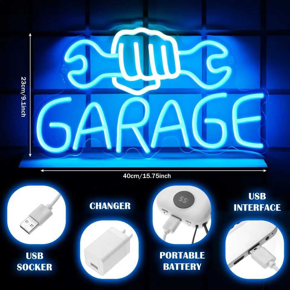 Wrench Neon Sign For Wall Decor LED Neon Light Suitable For Garage Christmas Party Bedroom Man Cave Garage Auto Repair Shop XJ250602