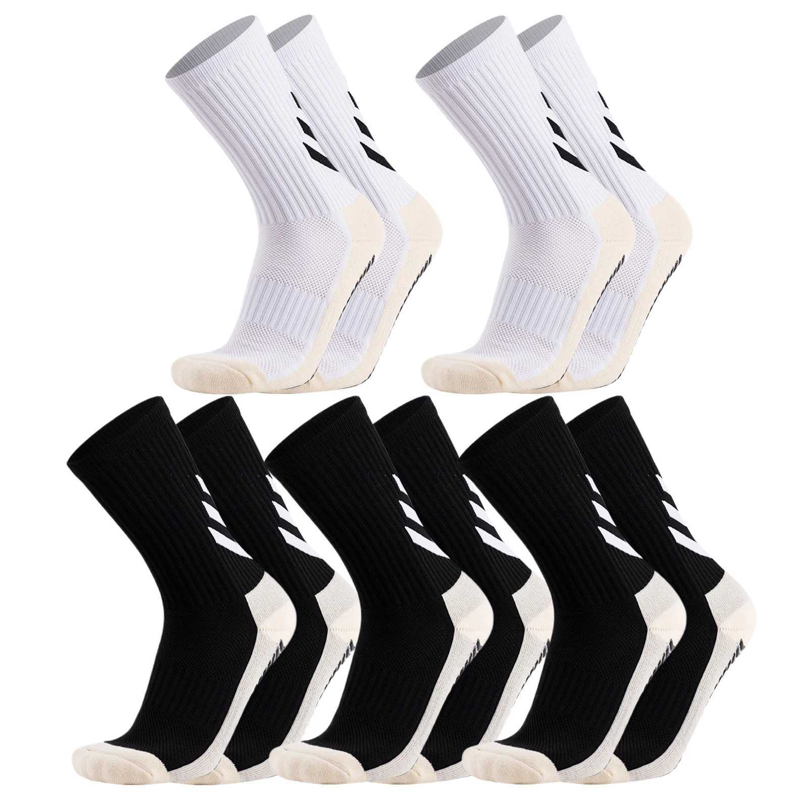 5Pairs grip socks football sport socks for men women rugby basketball soccer Exercise athletic cycling running socks W251022