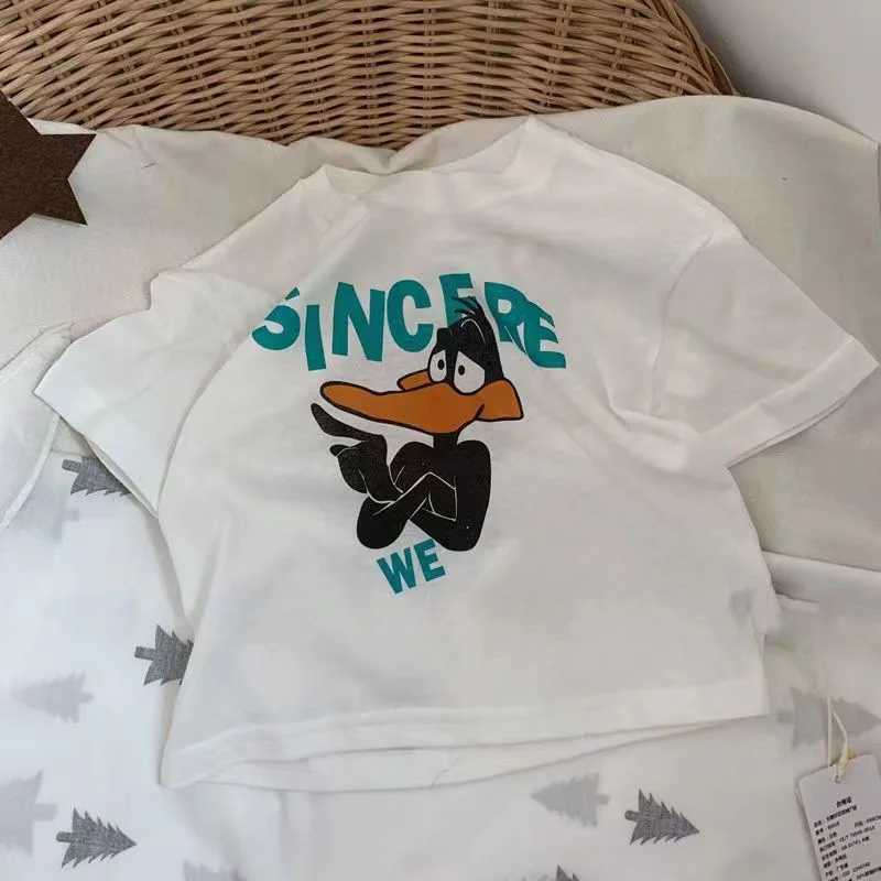 Printed Short Sleeve T-shirts Summer New Brand Tops Kids Boys Tees Casual Fashion O-neck 100% Cotton Pullover Shirt For 2-7Years T250603