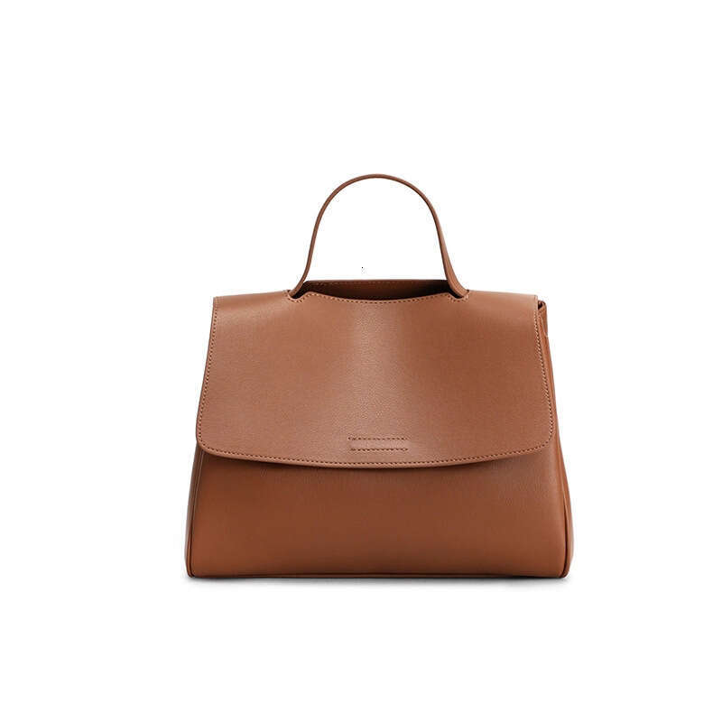 Genuine Leather Women s High end Handbag Shoulder Cowhide Simple Fashion Large Capacity Versatile Crossbody Bag New Model