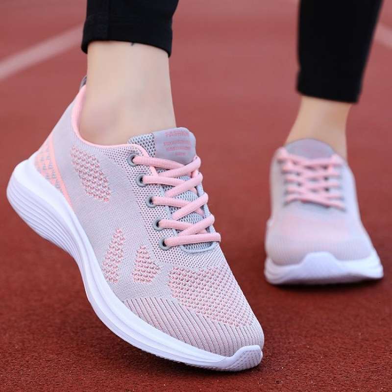 Women S Sports Spring Casual Shoes Women Mesh Breathable Sneakers Soft Sole Student Running Lightweight Versatile Non Slip Casual Shoes Ddmysaturn