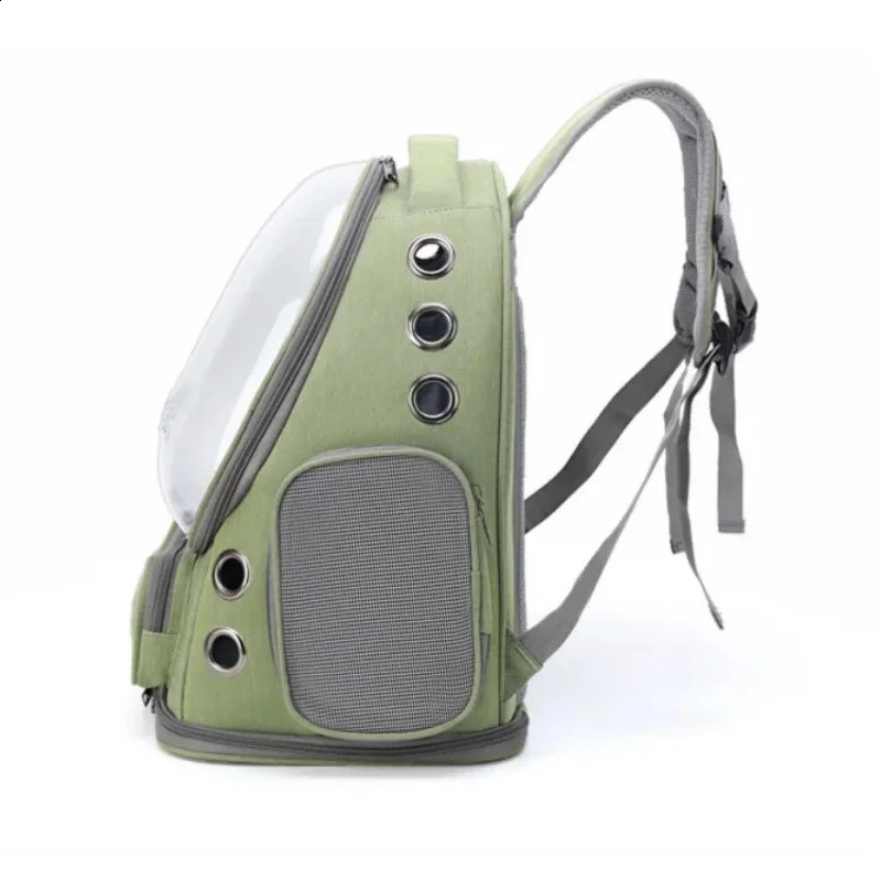 Transparent Pet Cat Bag Outdoor Travel Backpack for Cats Small Dogs Breathable Cat Carrying Bag Pet Supplies Transparent 250526