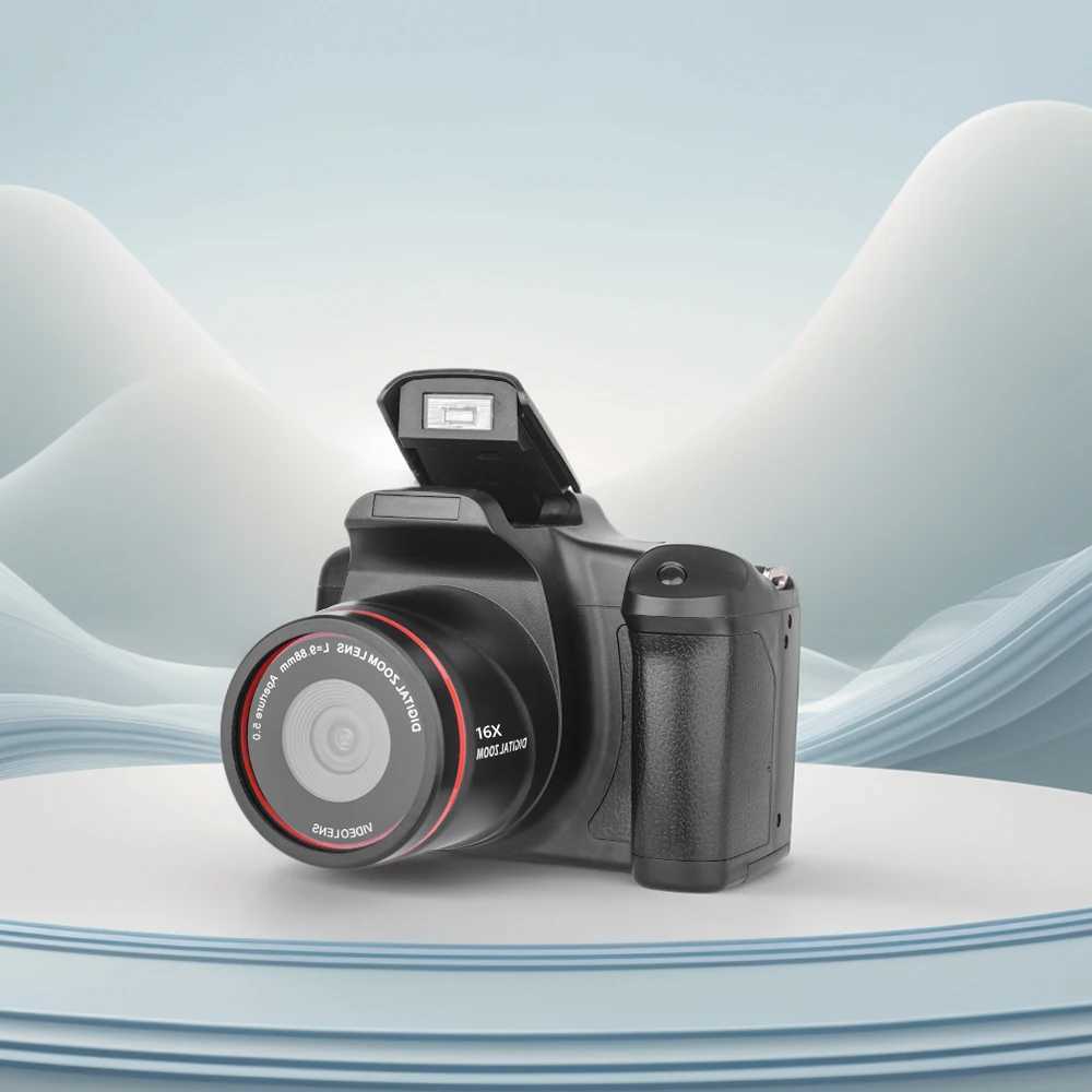 16X Zoom Digital Camera With 2.4-Inch LCD Screen Recorder Outdoor Travel Photography Artifact 1080P 16MP High Pixel DSLR Camera XJ250603