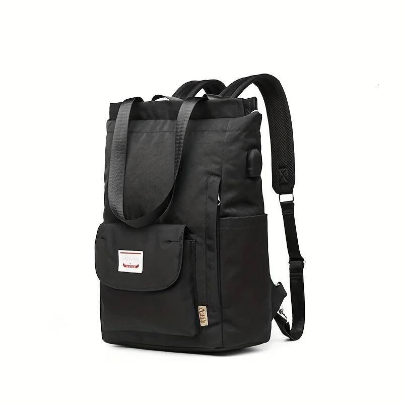 Women backpack Waterproof Stylish Laptop 13 13.3 14 15.6 inch Korean Fashion Oxford Canvas USB College Backpack bag fem