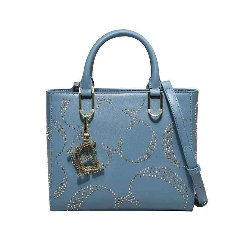 CH Large Capacity Zipper Ladies Crossbody Women's Shoulder Bag Versatile Solid Colour Letter Printing Design