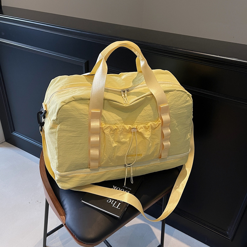 New Short-Distance Business Trip Travel Handbag for Women Large Capacity Fiess Duffel Sports Storage Lage Bag Yoga