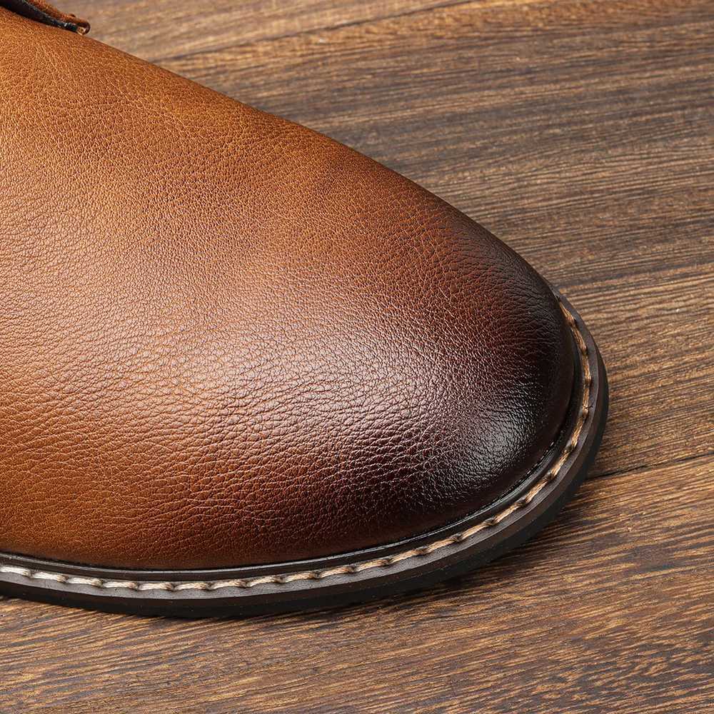 Retro Men Ankle boots Brand Plus Size Desert Boots Comfortable Leather Boots For MenXJ250602