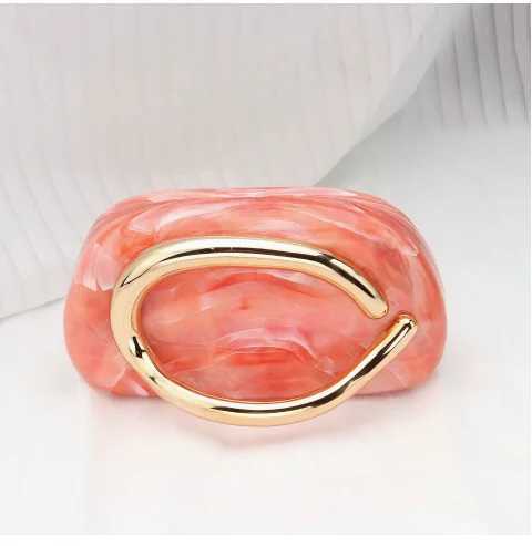 Colorful Acrylic Woman Tote Fashion Handbag Cocktail Dinner Birthday Party Clutch Purse Banquet Gift Elegant Female Evening Bag W250602