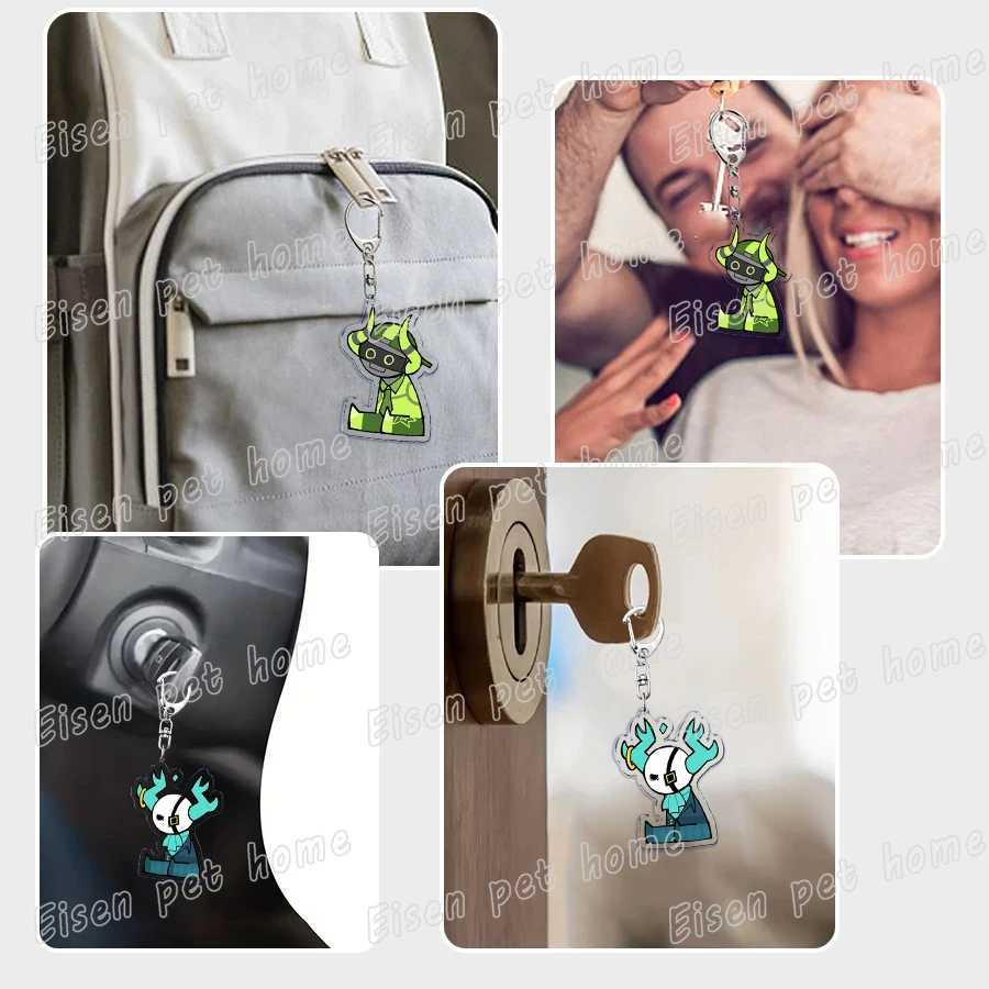 Popular Video Games Keychains for Accessories Bag Medkit Subspace Valk Keychain Ring Jewelry Fans Gifts Cute Cartoon Keyrings XJ250602