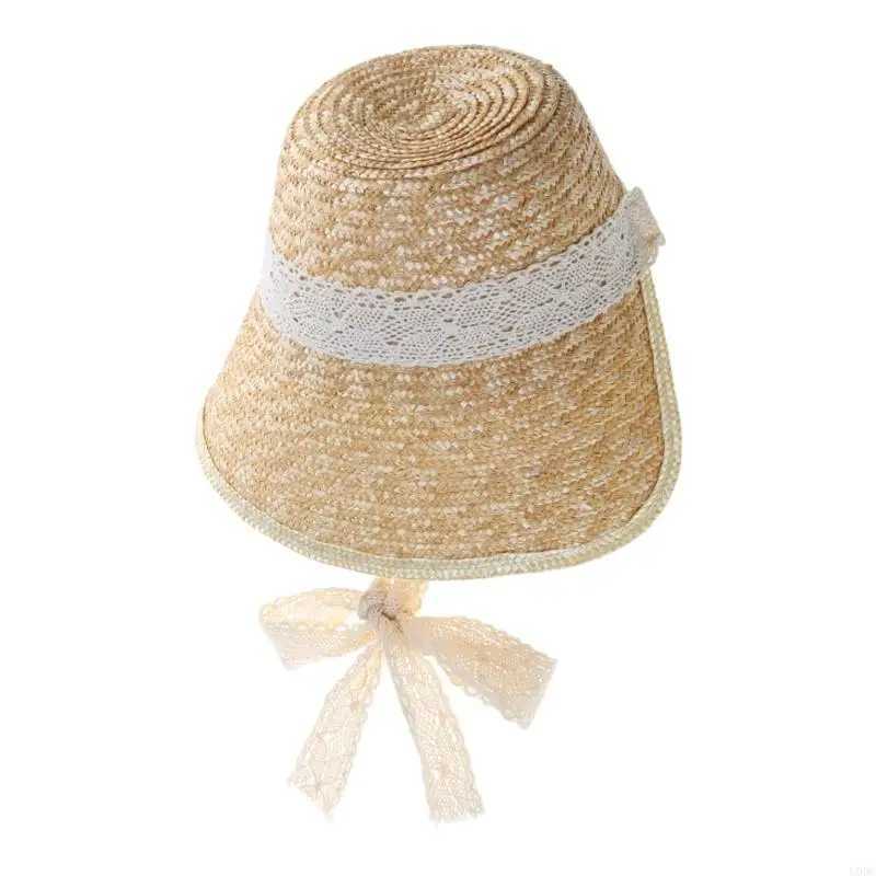 Teens Girls Straw Hat Sun Lolitastyle Princess Bonnet Adult Women BeachCap Y166 W250602