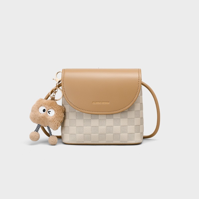 High Quality And Fashionable Women's Handbag 2025 New Crossbody Bag Mini Premium Leather Women's Single Shoulder Small Square Bag Luggage