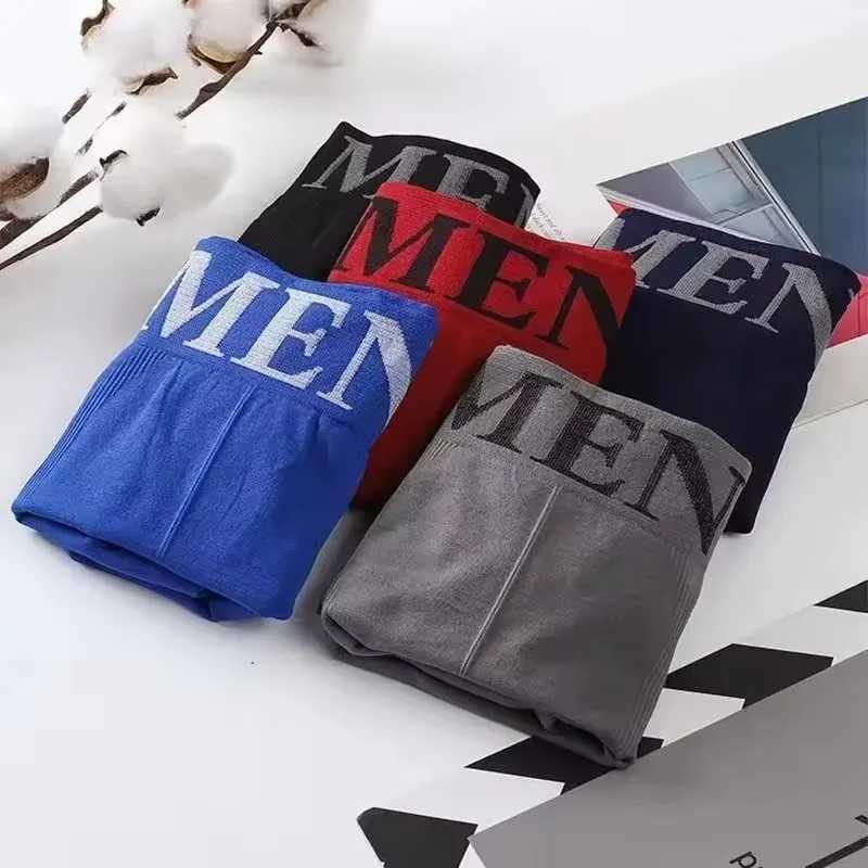 Summer Mens High Elastic Plain Color Comfortable Boxer Mens Underwear Briefs Panties Breathable Pantyhose Underpants W250603