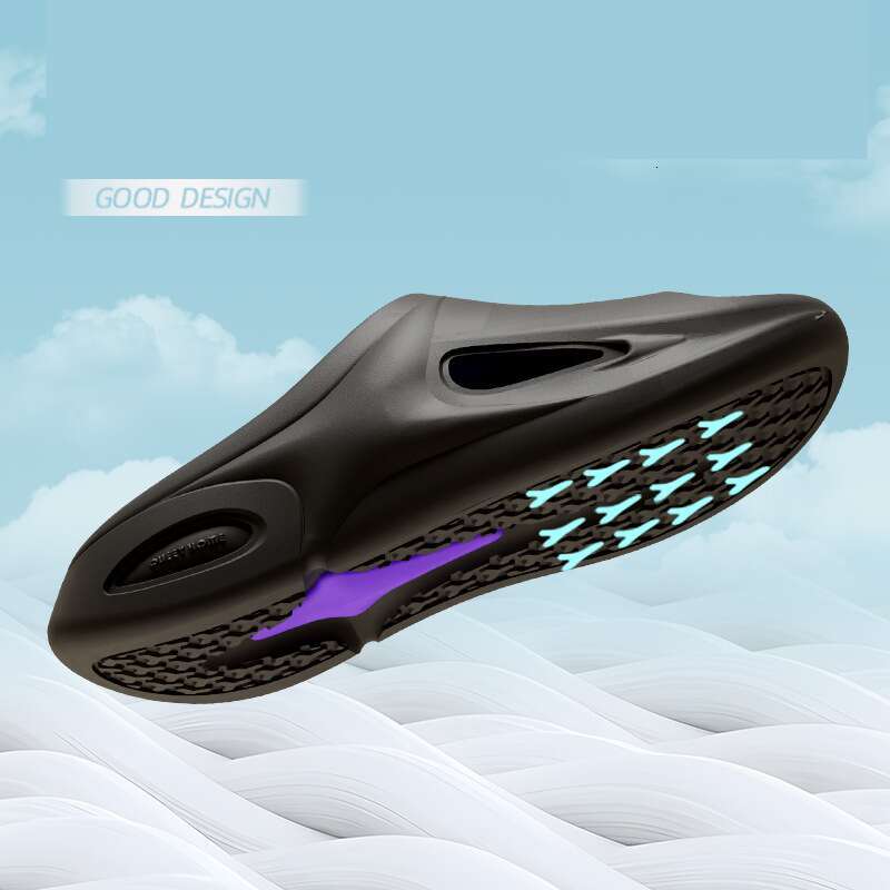 2025 new summer thick soled slippers, odorless, non slip, suitable for outdoor wear women's sandals, casual and comfortable men's and women&