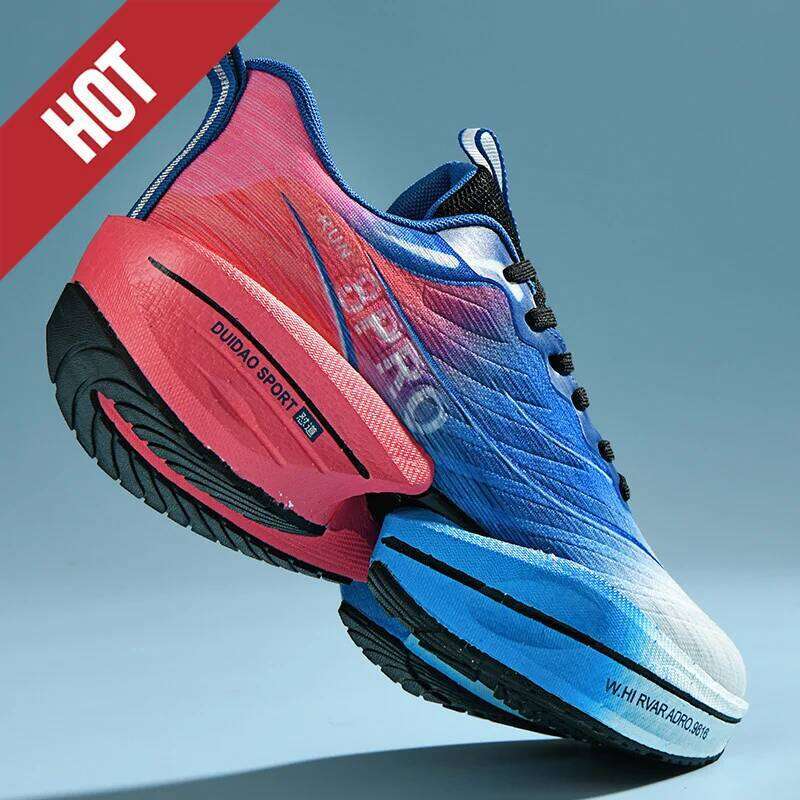 Carbon Plate Marathon Men Casual AirCushion Sport Running Shoes Lightweight Comfortable Athletic Hiking Sneakers