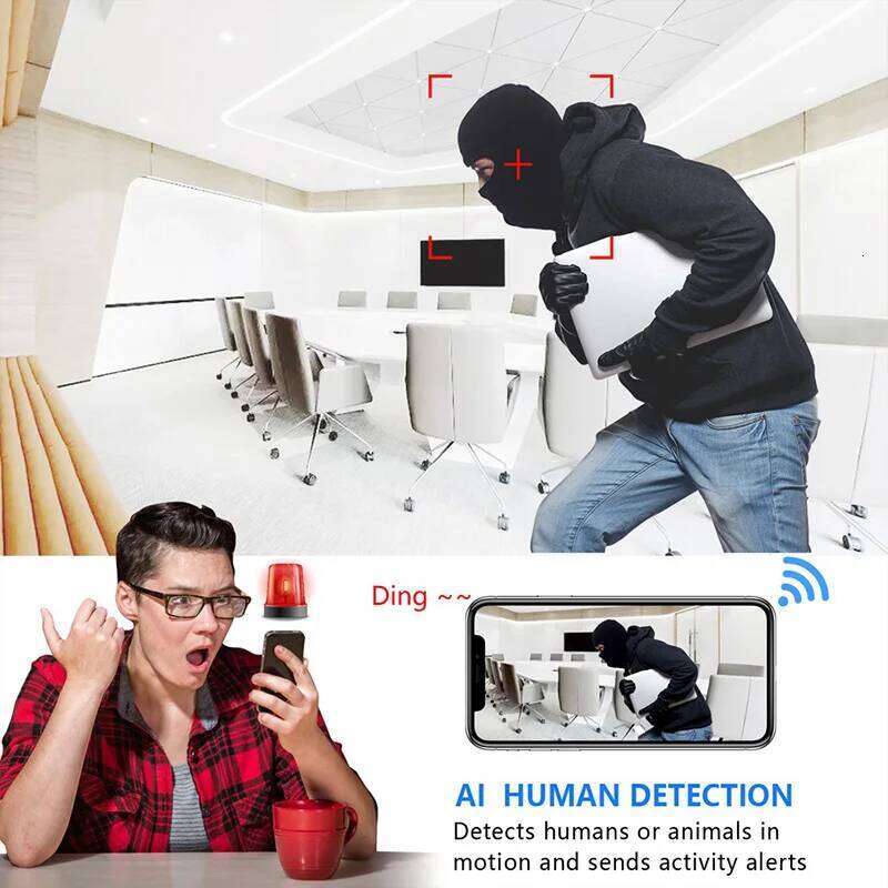 XD Powerful Super Mini HD Camera with AI Human Detection Monitoring Security Protection Cloud Storage 128G Card Smart Home Cam
