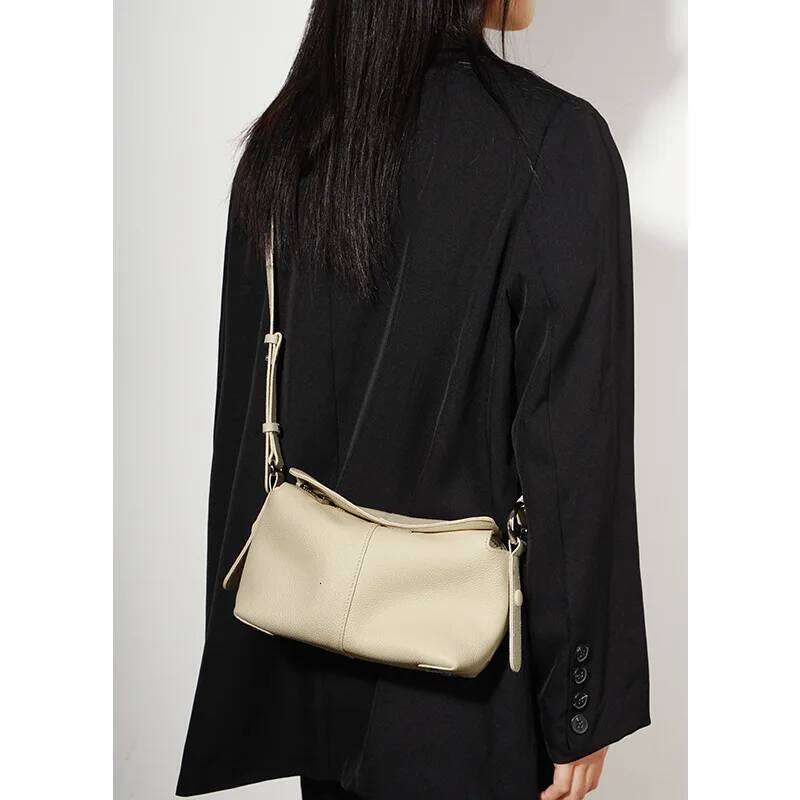 For Woman Designer Women's Handbag Cowhide Crossbody Bag Leather Armpit Commuter Shoulder Bags