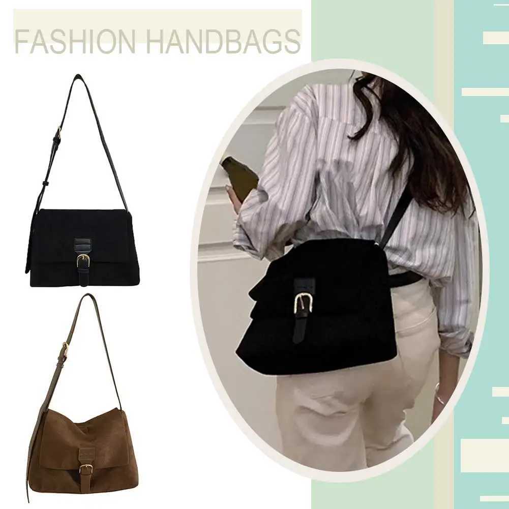 Women Chic Hobo Bag Large Capacity Stylish Crossbody Bag Solid Color Trendy Satchel Bag Adjustable Strap Simple Commuting Bag W250602