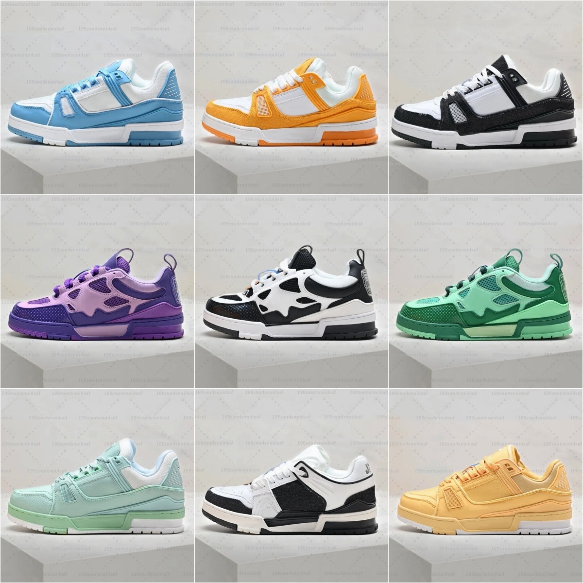 Designer Shoes Luxury Shoes sneakers trainers Men Women casual shoes denim canvas leather white green letter fashion platform low trainers Size 36-45