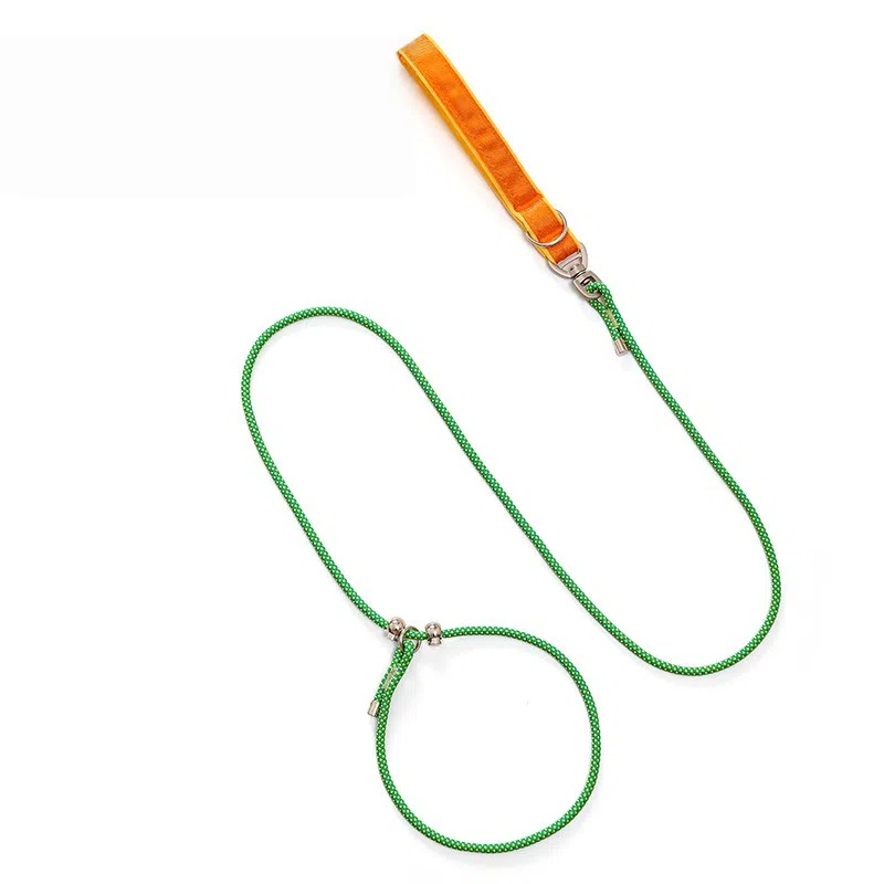 Competition-Grade P Rope Dog Leash with Anti-Suffocation & Anti-Escape Buckles - 500KG Tensile Strength Climbing Rope for Dog Training & Walking