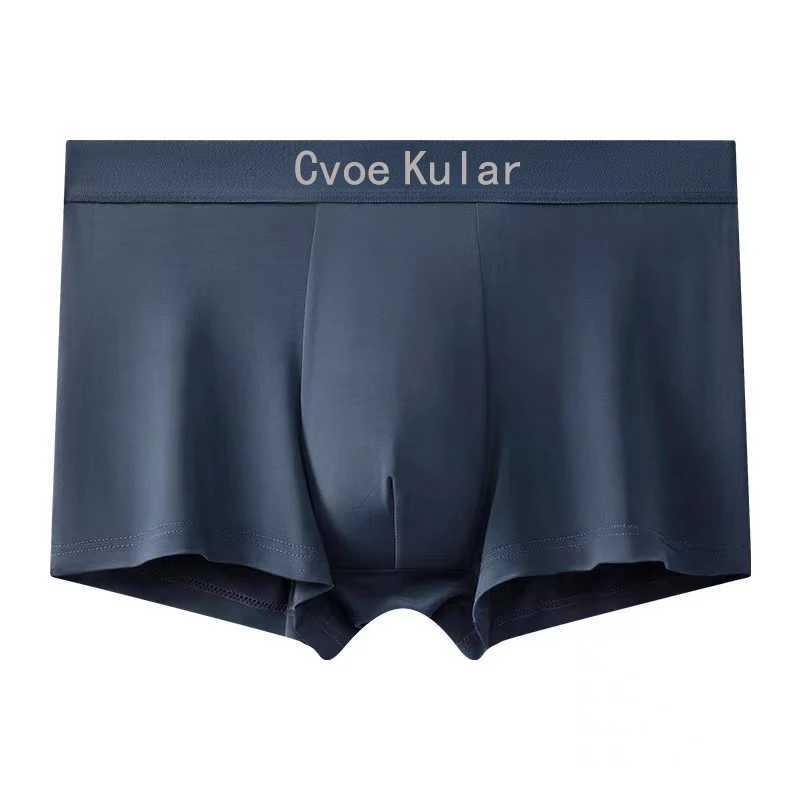 Cvoekular 4pcs Mens Boxer Ice Silk Underwear Sexy Underpants Boxers Mens Underwear Homme Calzoncillos Panties Shorts W250603