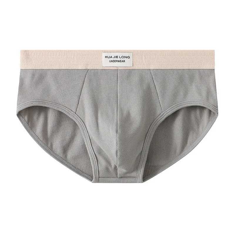 EXILIENS New Sexy Soft Waistband Solid Cotton Underwear Men Brief Breathable Mens Briefs Comfortable Man Shorts Size M-3XL B6242 W250603