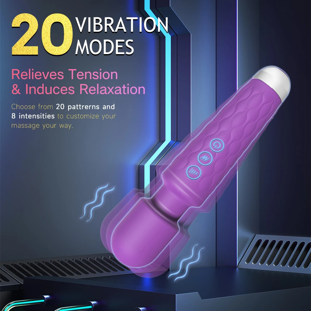 Powerful Vibrating AV Vibrator Magic Wand Clitoris Stimulator Sex Toys for Women G Spot Massager Adult Female Sex Erotic Product 250603