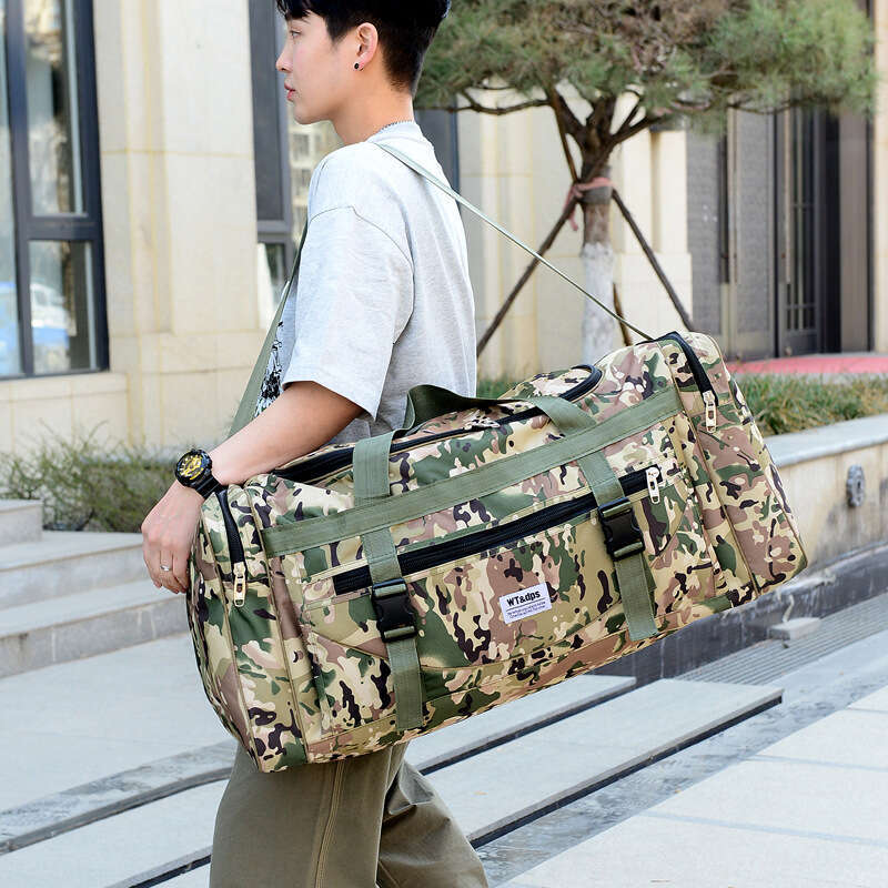 Single Shoulder Handheld Travel Capacity Camouflage Storage Clothes Extra Large Durable Lage Bag