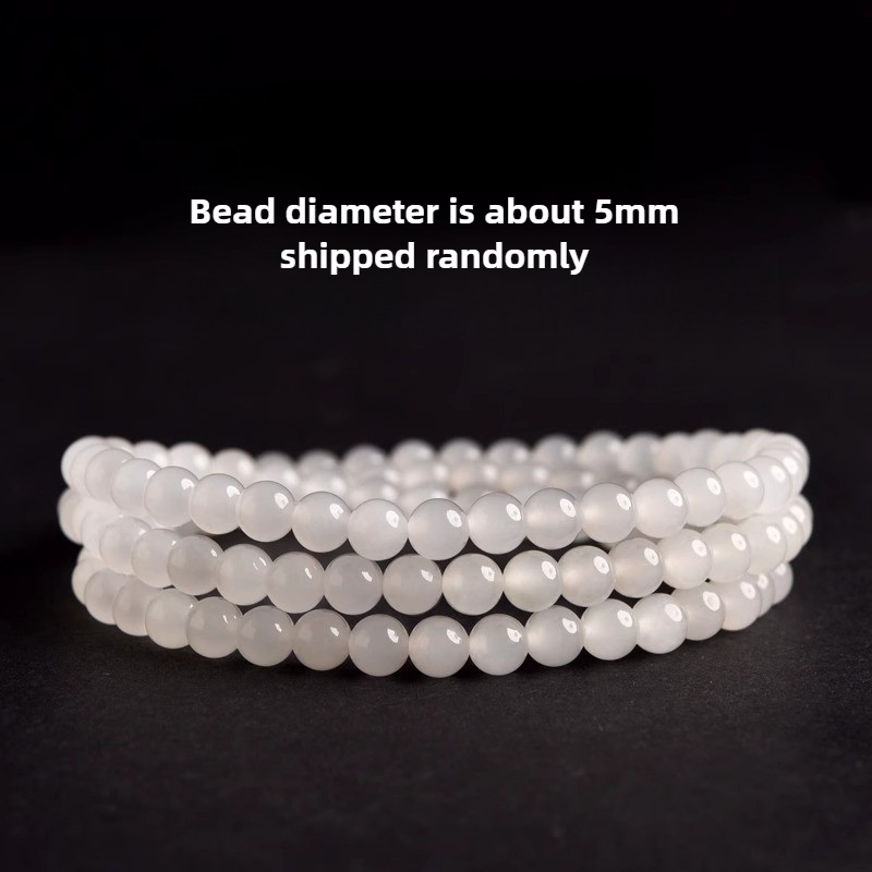Natural jade, Hetian jade, white fat jade multi-loop bracelet,Nephrite Jade,wuxing implied meaning Nourishing Virtue,Vital Pathways