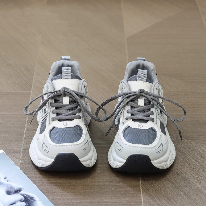 Trendy Thick Soled Dad Sneakers For Women Spring New Casual Sports Mesh Super Popular Slimming Casual Shoes Running Shoes Ddmysaturn