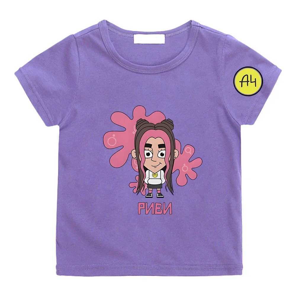 Merch A4 VladA4 T-shirt 100% Cotton High Quality Summer Tee-shirt for Baby Boys and Girls Soft O-neck T-shirts Children Casual Tee T250603