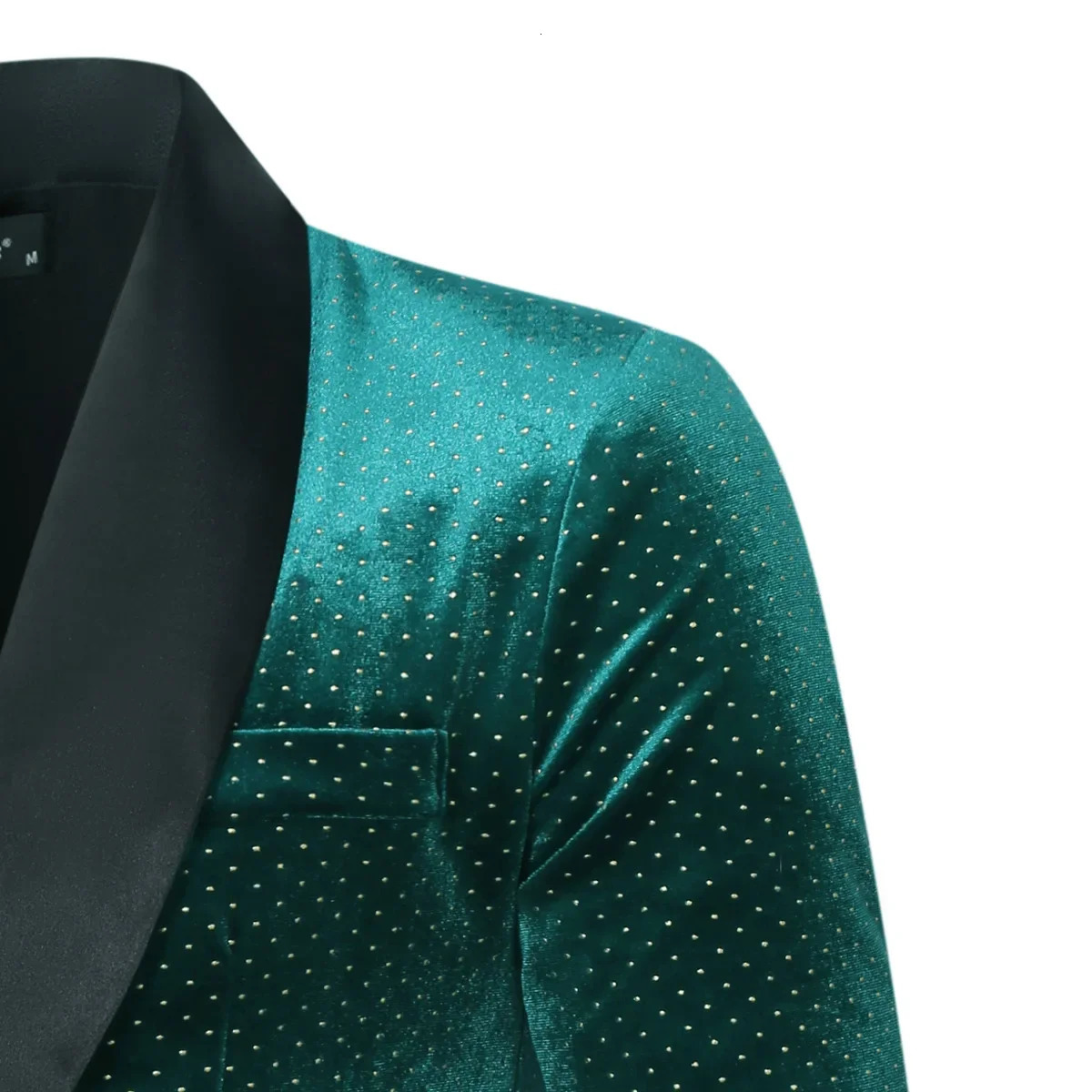 Red Men Suit Jacket Single Button Black Collar Blazers Green Wedding Party Dress Coat Black Red Available Size S M L XL XXL 250603