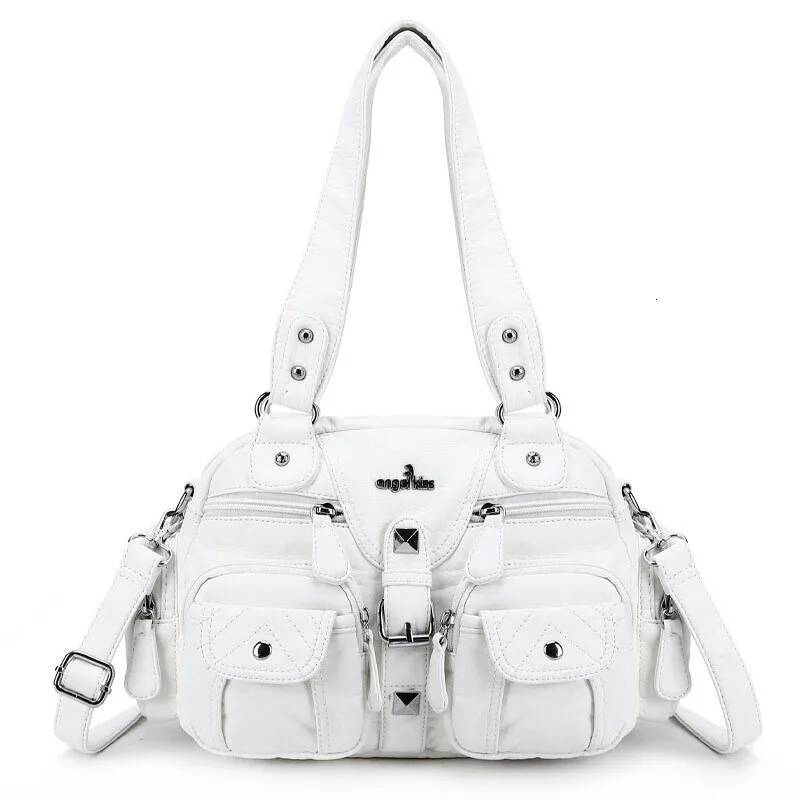 Angelkiss Women Handbags Satchel Top-handle Handbag PU Bag Dumpling Give Gifts Shoulder Bags Phone Money Pack