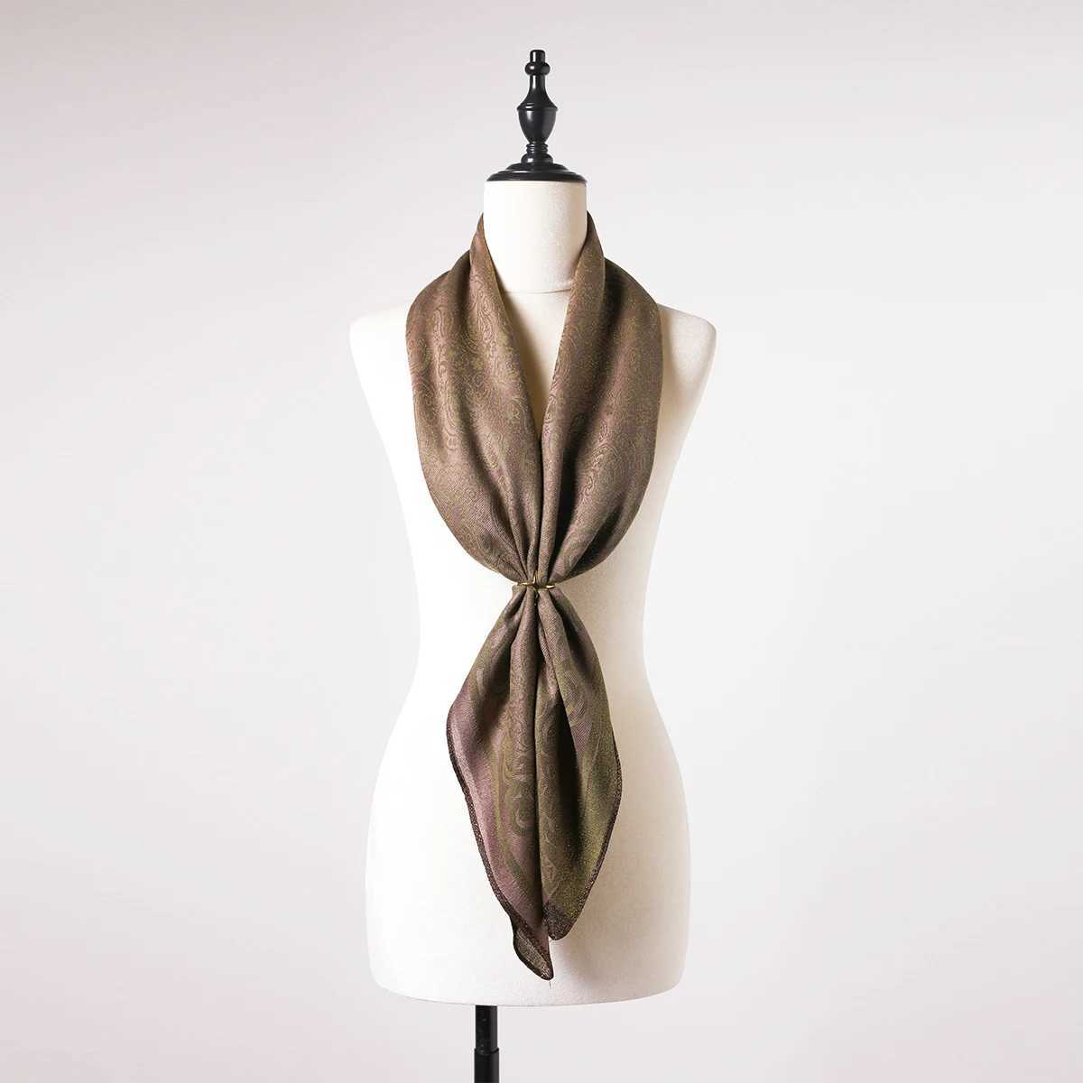 New Fashion High Quality Floral Printed Chiffon Scarf for Muslim Women Square Hijab Fashion Ladies Elegant Scarves Wraps W250602