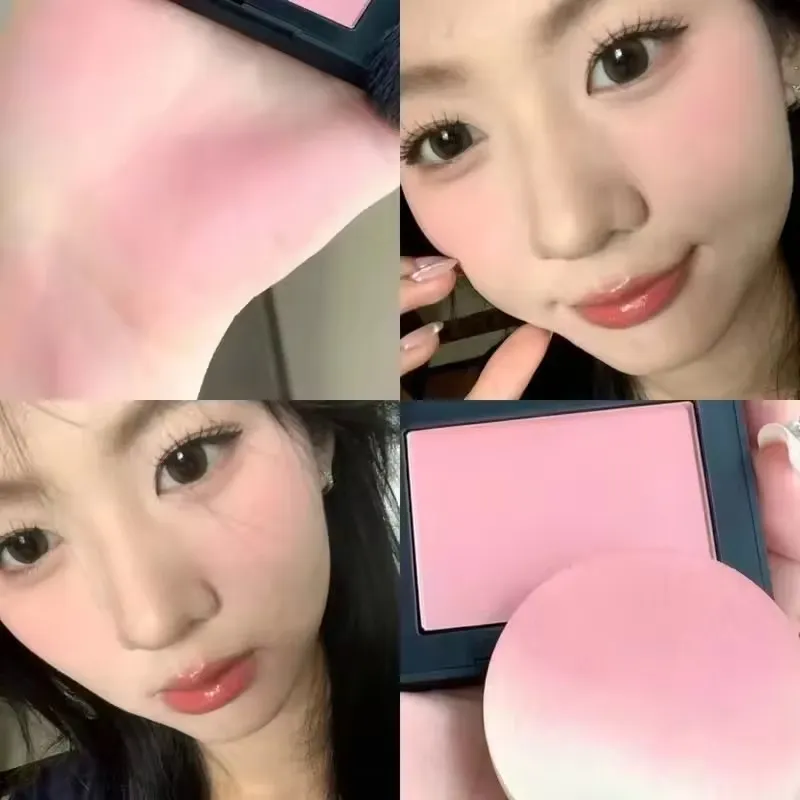 HERORANGE Single Color Blush Matte Texture Delicate And Soft Natural Nude Makeup Low Saturation Matte Contour