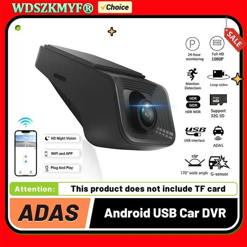Car dvr ADAS Dashcam 1080P Camera for Cars WIFI APP Car dvr Universal Video Recorder For Android Car DVD Player Navigation System R250529