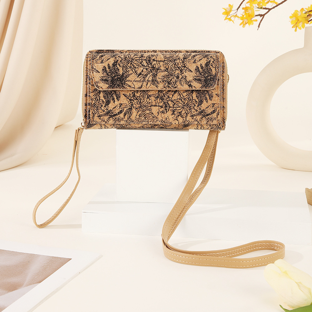Top Brand High Quality New Style 2025 New Summer Printed Dual-use Portable Phone Bag Crossbody Women's Bag Multi-card Slot Handbag New Free Deliv