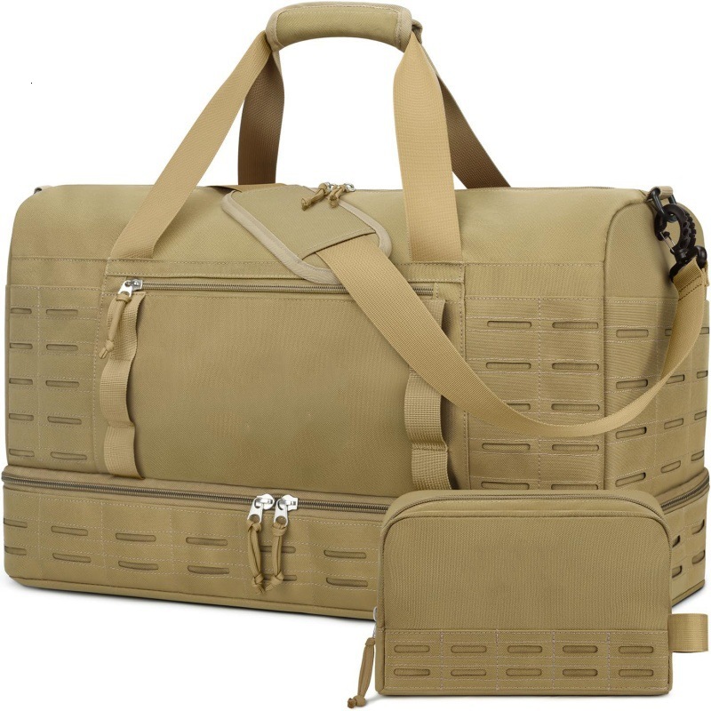 Men's Single Shoulder Commuter Multifunctional Handbag Travel Dry Wet Separation Storage Lage Outdoor Fiess Bag