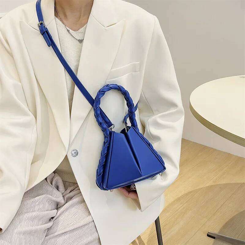 Brand Twist Tote Bags for Women High Quality Leather Shoulder Fashion Purses and Handbag Designer Crossbody Bag Cute Satchel