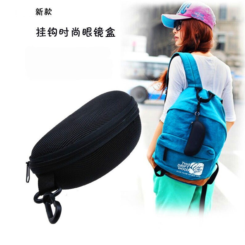 Universal Pressure-resistant Glasses Sunglasses with Hook Zipper Case