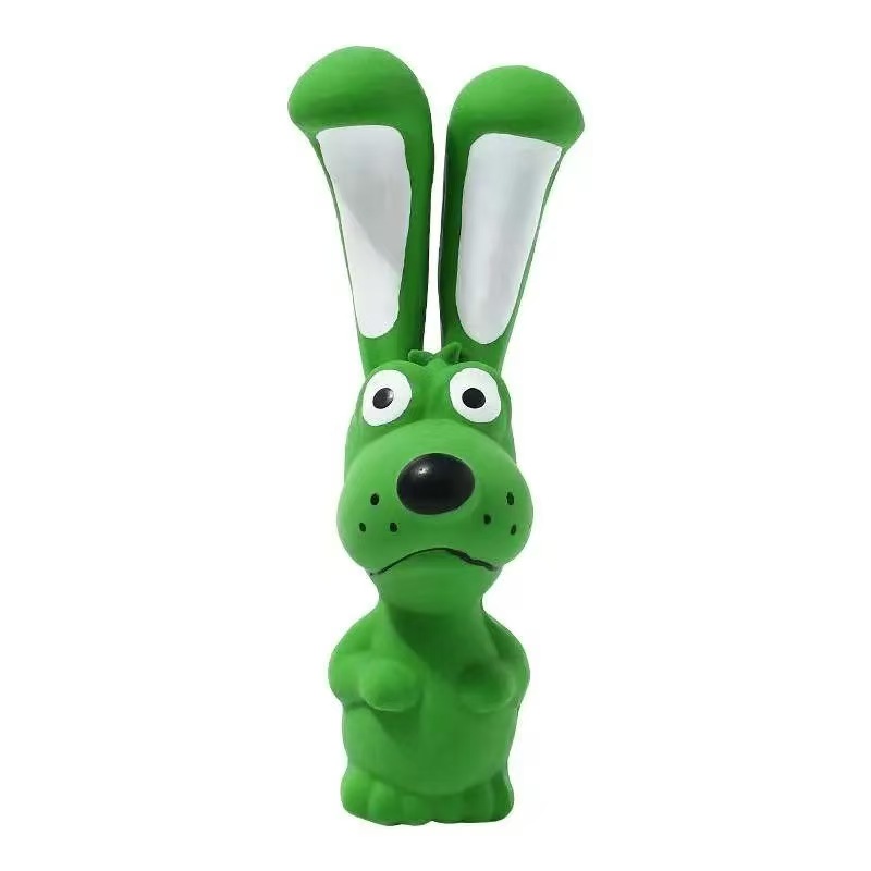 Sound Squeaky Dog Latex Toys Rabbit Animal Chew Pet Rubber Vocal For Small Medium Dogs Bite Resistant Interactive