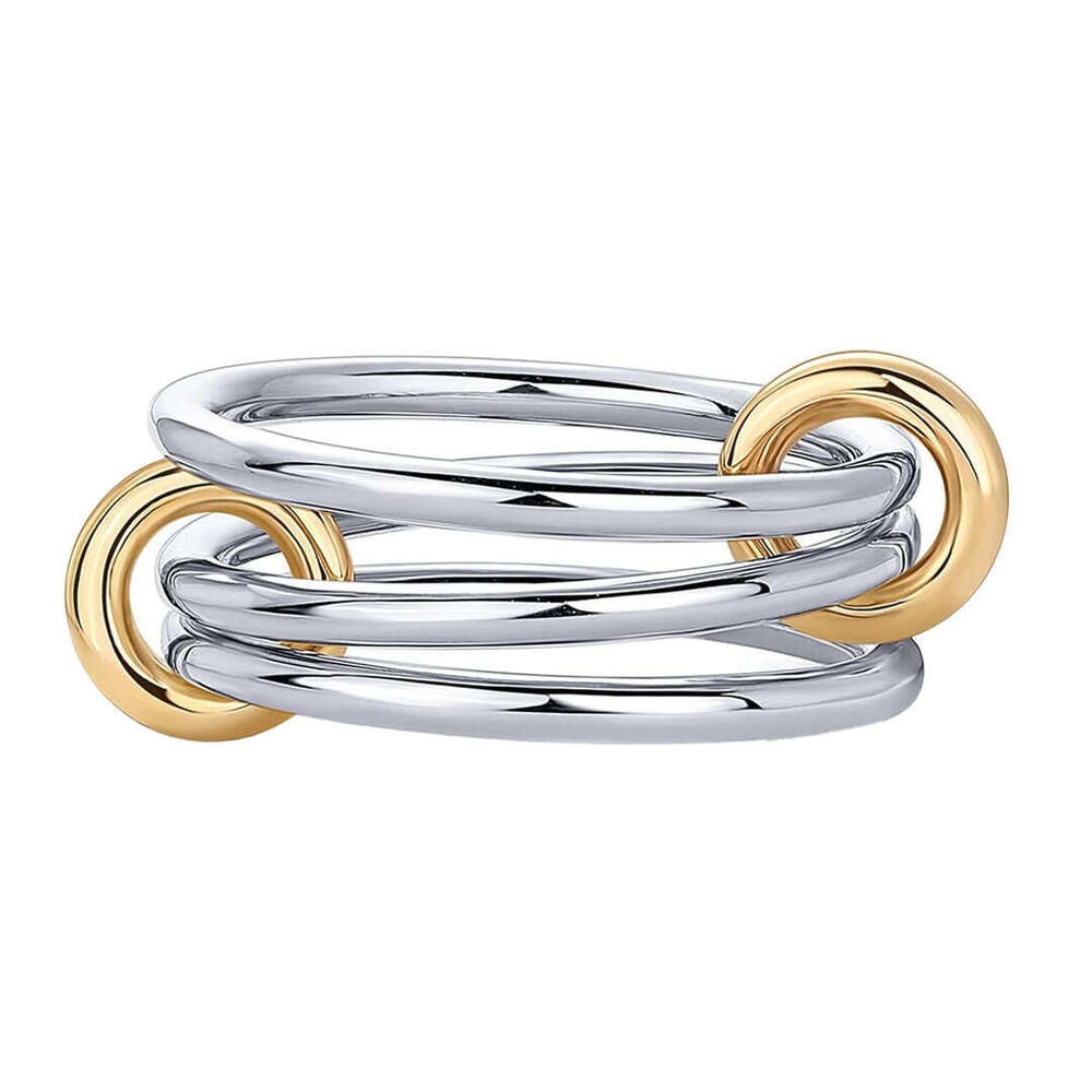 ymx interlocking stacking rings copper material seamless smooth circle bestseller