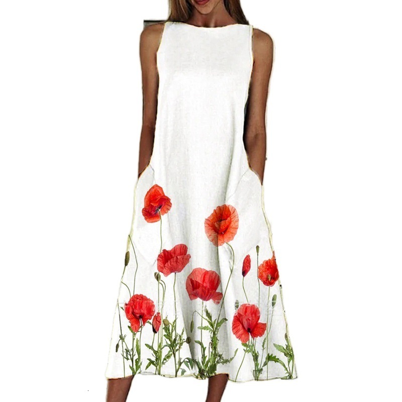 women's wear wsih Women's Fashion 2023 Summer New Floral Print Elegant Dress