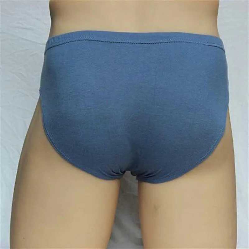00% Cotton Mens Briefs Plus Size Mens Underwear Panties 5XL/6XL Mens Breathable Panties Solid Sexy Comfortable Shorts W250603