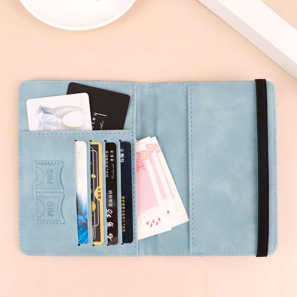 2025 New RFID Anti-Theft High-Quality Leather ID Holder for Men and Women Travel Business Multi-Function Card Wallet