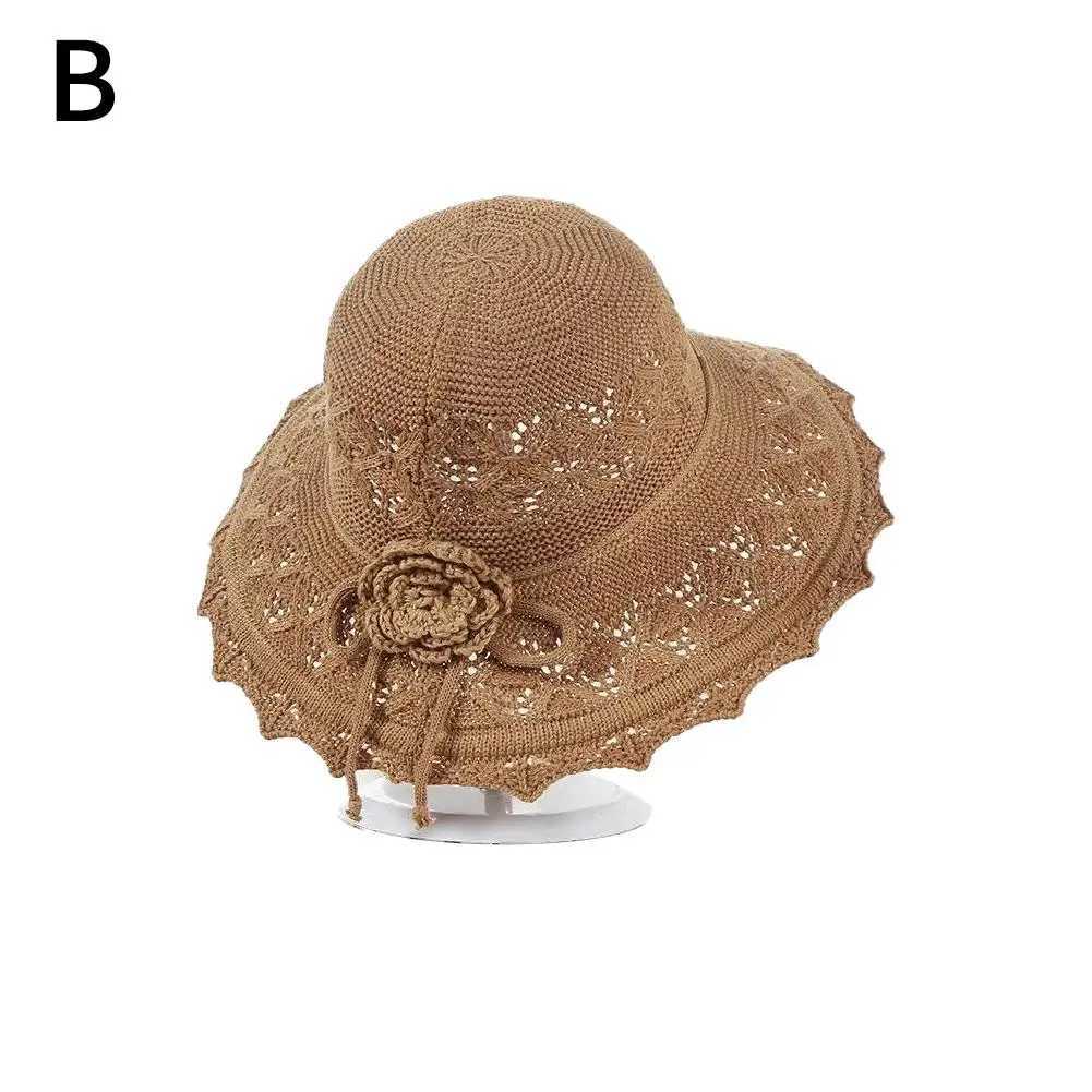 Spring Summer Foldable Sunshade Hat Lady Girls Fisherman Hat Buckets Hat Sunscreen Cap Outdoor Beach Adjustable Cap Women Hat W250602