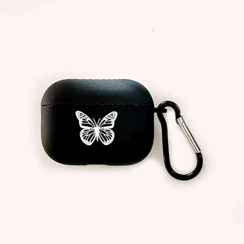 Black Flame for Apple Pro/2 Case Earphone Accessories Wireless Bluetooth Headset Silicone 4 3 2 1 Cover