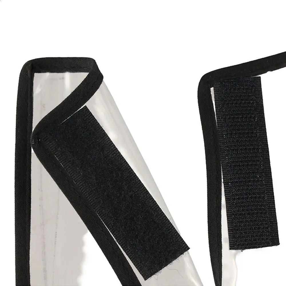 Hairdressing Hairdresser Salon Shoe Covers Transparent Haircut Stylist Adjustable Waterproof 250528