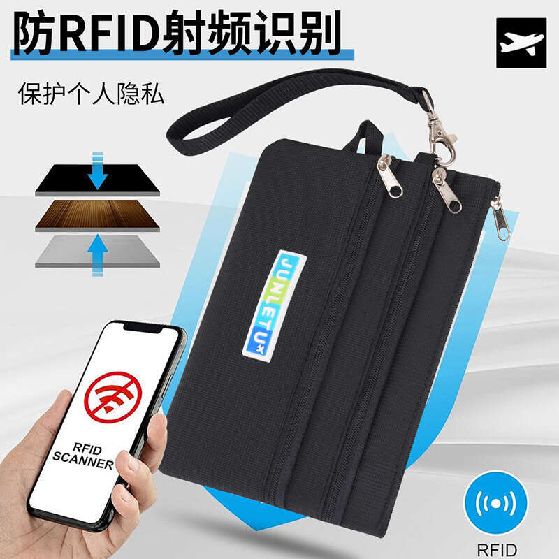 New Nylon FRID Anti-theft Card Cover Document Organizer Passport Holder