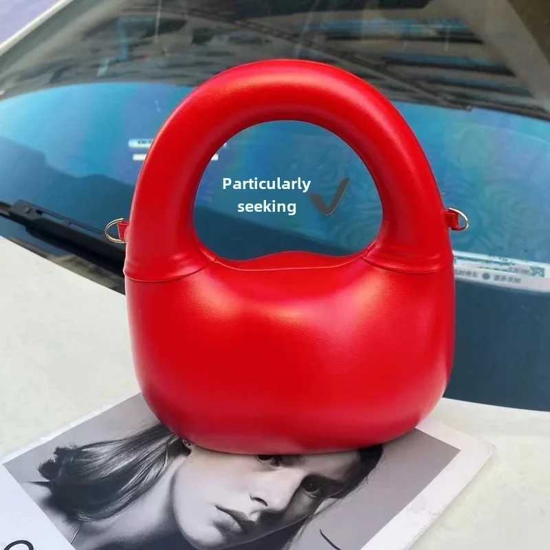 Mini 3D Denimcanva Clutch Crossbody Bag Ceramic Bean Box Mobile Phone Bag Handheld Diagonal Bags Hard Material Y250603