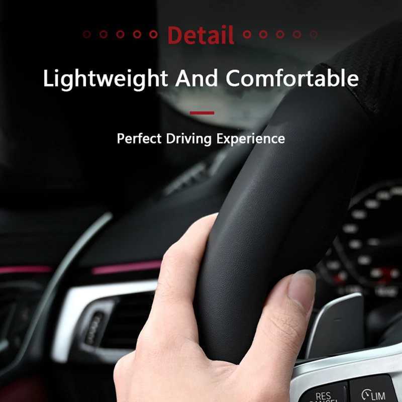 Car Leather Steering Wheel Cover For Jeep Grand Cherokee XJ Renegade Compass Wrangler JK TJ Patriot SRT Trail Hawk Accessories R250603